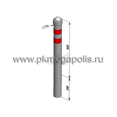 купить столбик парковочный бетонируемый АБ-76/1080 в Салавате