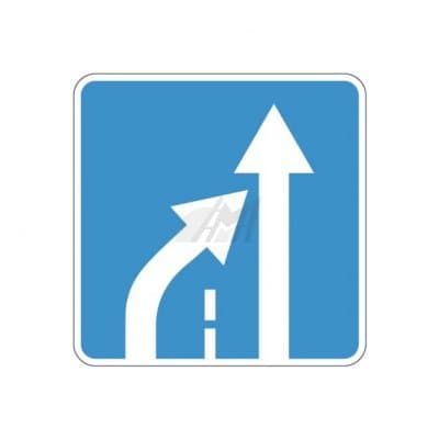 купить дорожный знак 5.15.5д, 5.15.6д Конец полосы в Салавате